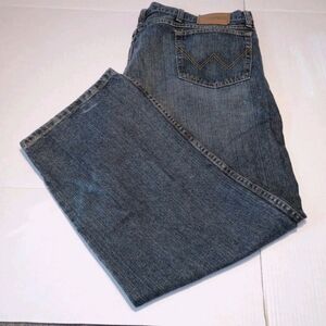 Wrangler Men's Blue Straight Jeans